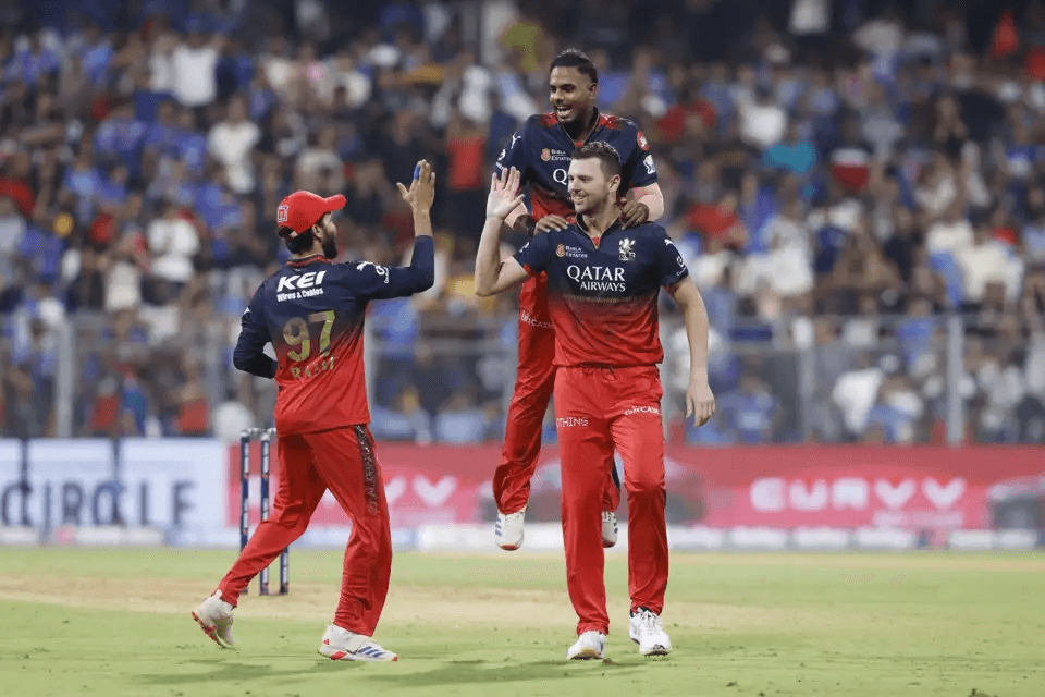 RCB defeats MI by 12 runs